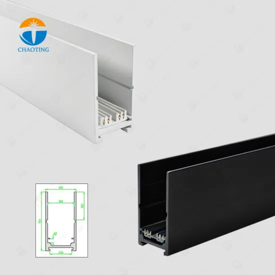 Aluminum Hanging Ceiling System with Adjustable LED Lighting
