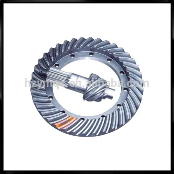 Spiral Bevel Gear For Engineering Machinery. Ratio:6/37; 8/35.