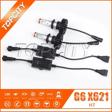 Good Beam Pattern 50000Hours 4800LM 80W H7 LED Conversion Headlight Bulb Lights For Sonata Golf