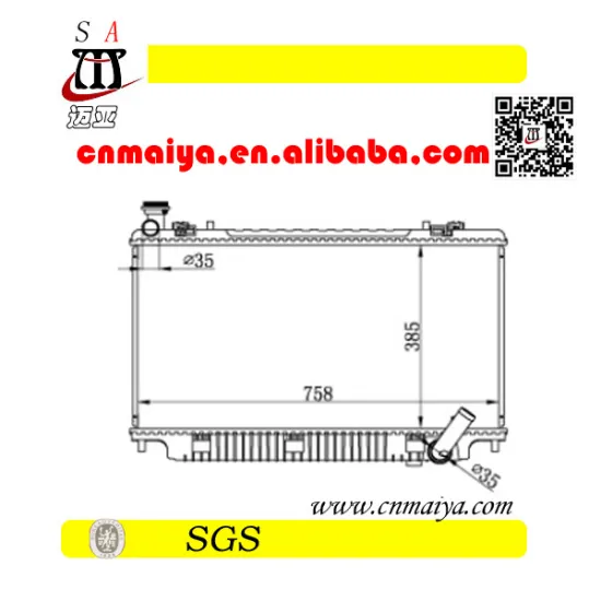 JR1074J autoparts for radiator