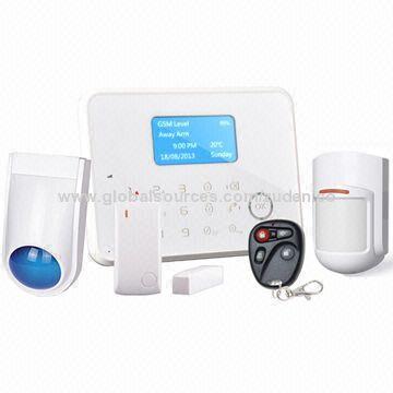 GSM PSTN Alarm System with App Control, Show Temperature, Supports Android and iOS App
