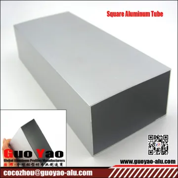 Mill Finish Extrusion Aluminum Profiles Aluminum Round/Square Tubes