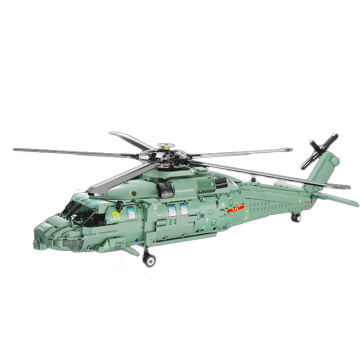 K-Box Z-20 Helicopter: un aereo da trasporto militare multifunzionale completo per l'educazione ingegneristica e il gioco giocattolo