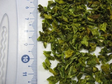 Dehydrated/Air Dried Green Bell Pepper