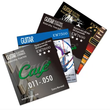 EW Guitar Parts Electric Guitar Strings Set Metal Rock Hexagonal Carbon Steel Electric Guitar String Sets Guitar Accessories