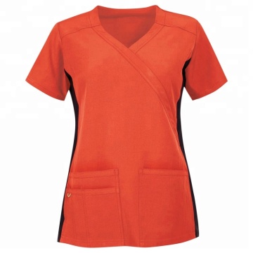 Unisex Hospital Scrubs and Uniforms in Orange Design for Men and Women