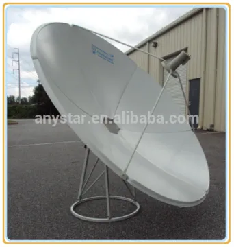 1.2m C band satellite dish antenna prime focus outdoor antenna