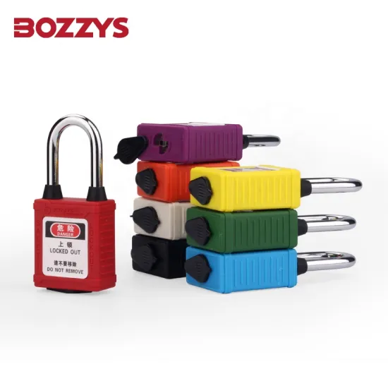 BOZZYS Insulated Nylon Shackle Safety Keypad Lock for Industrial Lockout Tagout" 

However, considering the specific details you've provided (such as "Dust-proof" and "Keyed Alike"), an even more fitting title might be:

"BOZZYS Insulated Nylon Shackle Du