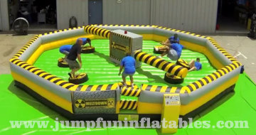 Adult Inflatable Wipeout full set with machine
