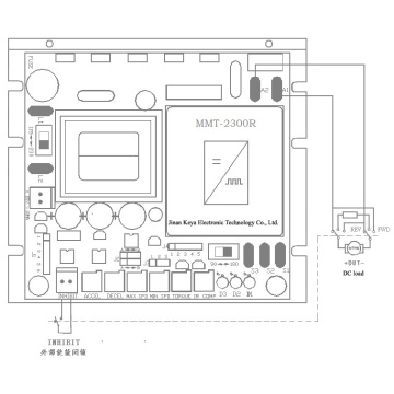 110v 220v dc contrôle de la vitesse du moteur brossé