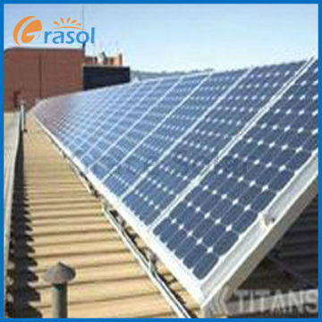 Beautiful design flat roof solar panels mount