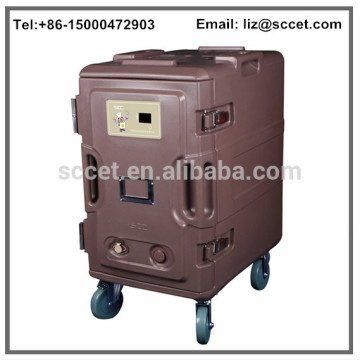 Front-open Heat transfer plastic cabinet, Food heat warmer