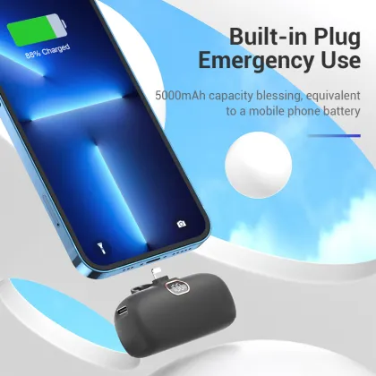 Mini Wireless Charging Power Bank for iPhone, Xiaomi, Huawei