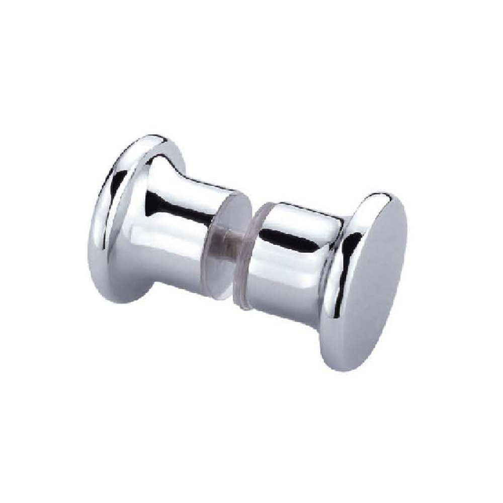 Solid Brass Back-to-Back Bathroom Door Knobs