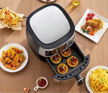 ISolfan 6L Digital Electric Portable Stainless Steel Touchscreen Oven