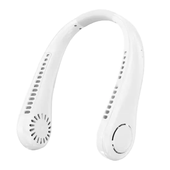 Bladeless Safe Version Skin Friendly Silicone Lightweight Breathable Outdoor Commute Hands Free Neck Hanging Fan