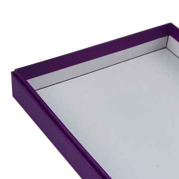 Luxury Custom Purple Color T-shirt Clothing Box