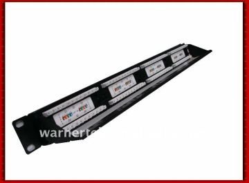 W-TEL network 24port UTP SC/ST/LC patch panel cat6cat7