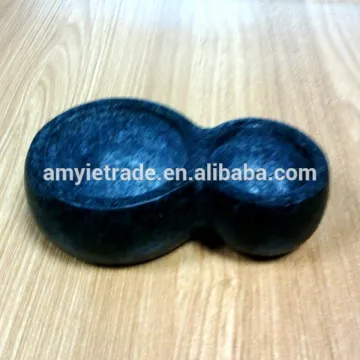 Granite Double Bowl, Small Double Mortar