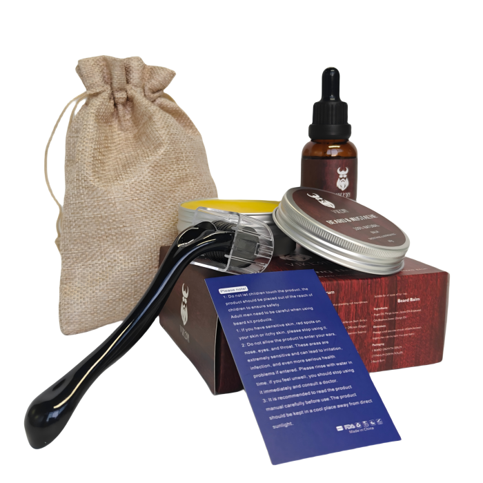 4 peça definida Melhor kit de helicópteros de barba masculina