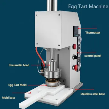 Professional Tart Pie Making Egg Tart Press Machine / Tartlet Making Machine Egg Tart Crust Forming Machine