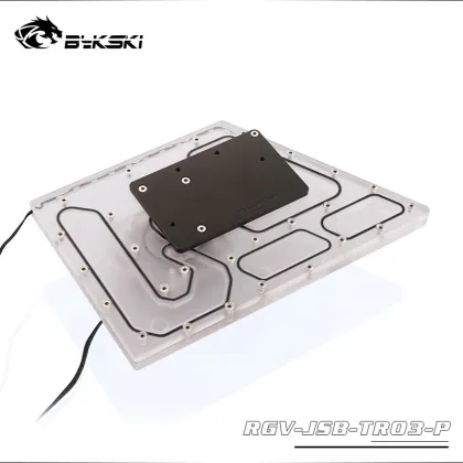 Bykski Distro Plate for JONSBO TR03 - 360 Radiator Water Cooling Loop, 12V/5V RGB Sync