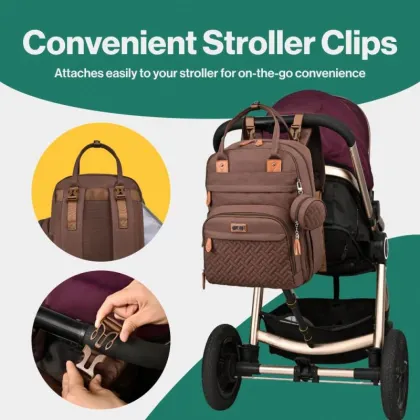 Free Sample Waterproof Travel Multifunctional Daddy Baby Diaper Backpack