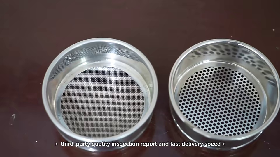 Stainless steel electroformed 1 micron Perforated sheet mesh Metal braided mesh Laboratory test sieve