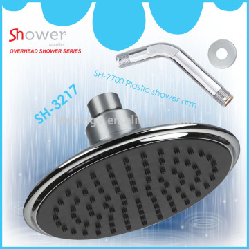 Leelongs 6inch Chrome Bathroom Round Wall Head Shower