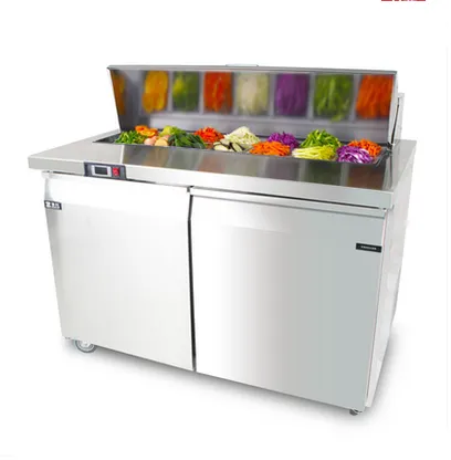 Shentop STCD-SL12 1.2M Cold storage workbench Salad cabinet Air cooling fresh-keeping cabinet