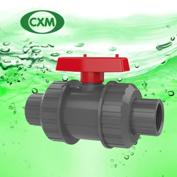 PVC female union ball valve