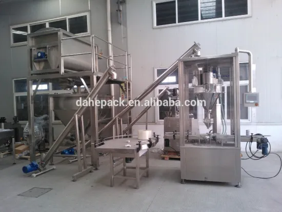 Automatic Rotary Basil Powders Bottles&Cans Filling Machine, Powder Filling Machine