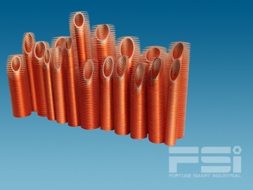 Copper Finned Tube