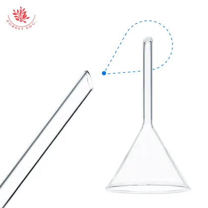 100ml Short Neck Stem Funnel - Glass Chemical Funnel