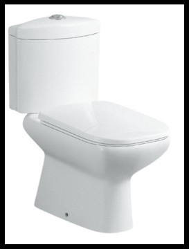 Bathroom sanitary washdown european style two piece toilet LW-1014