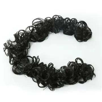 Wholesale Elastic Curly Scrunchie Messy Wavy Wrap Synthetic Flexible Hair Buns Chignon Synthetic Ponytail Extensions For Women