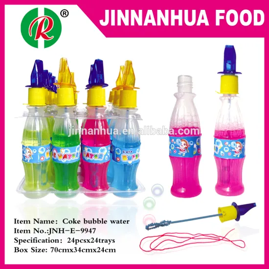 coke bottle bubble water