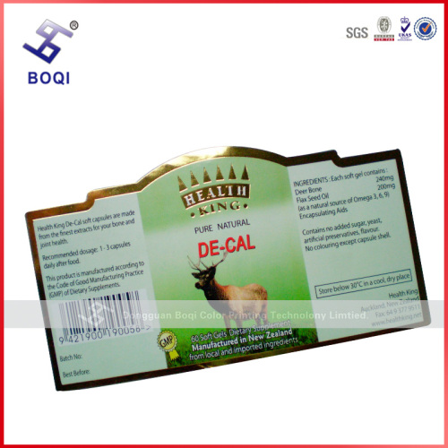 High quality self-adhesive foil labels
