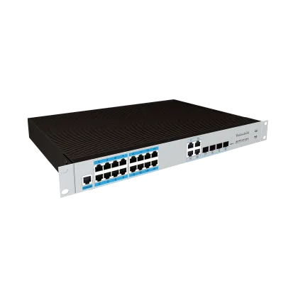 Gigabit PoE Ethernet Switch for Ubiquiti Antenna Network - 20 Port Industrial Switch