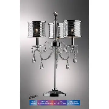 Stainless Steel K9 Clear Crystal Round barrel pendant light