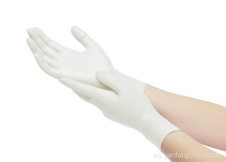 Examen guantes de nitrilo sin polvo desechable