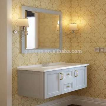Modern Hanging bathroom vanity hot sale/full aluminium waterproof vanity//coated vanity with cabinet/metal bathroom cabinet