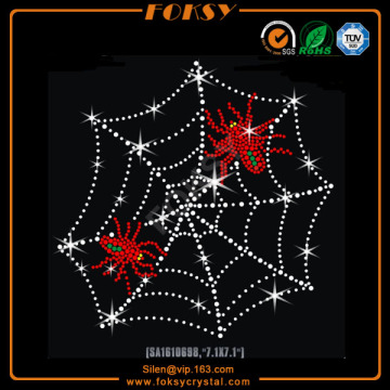 Spider web wholesale rhinestone transfers