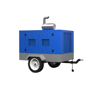 Best Diesel Screw Mobile Air Compressor Drilling Rig