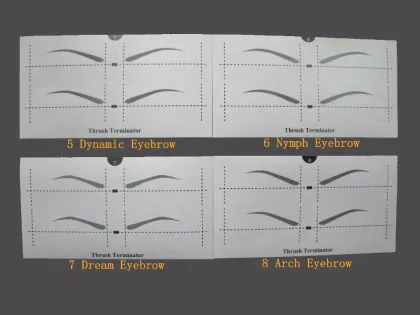 15 PCS private label cosmetics eyebrow kits eyebrow stencils