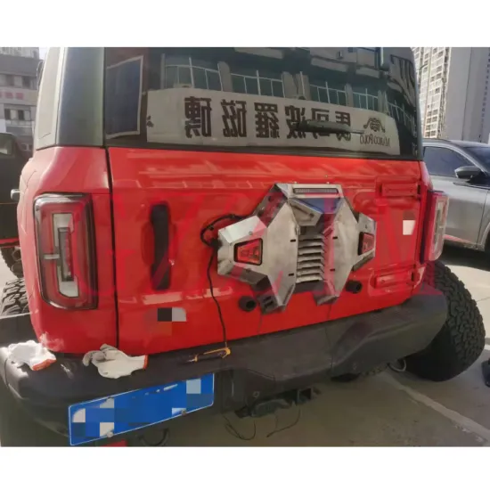 Bronco rear bumper with Spare tire rack
