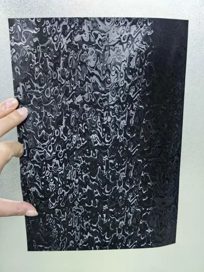 PET 3D Metaverse Carbon Fiber Car Wrap Vinyl