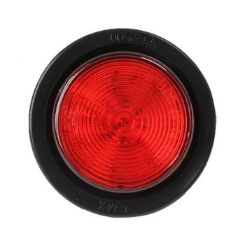 12/24V Red.Yellow 2.5 inch Round LED Truck Trailer Side Marker Clearance Light / Stud Mount