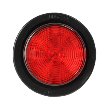 12/24V Red.Yellow 2.5 inch Round LED Truck Trailer Side Marker Clearance Light / Stud Mount