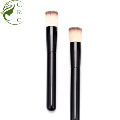 3 PRO Oval Foundation Brushes Black Foundation Brush